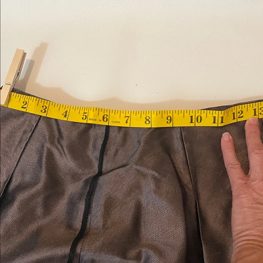 Rickie Freeman Neiman Marcus Brown 100% SILK Vintage Maxi Skirt/ Top - Picture 7 of 9